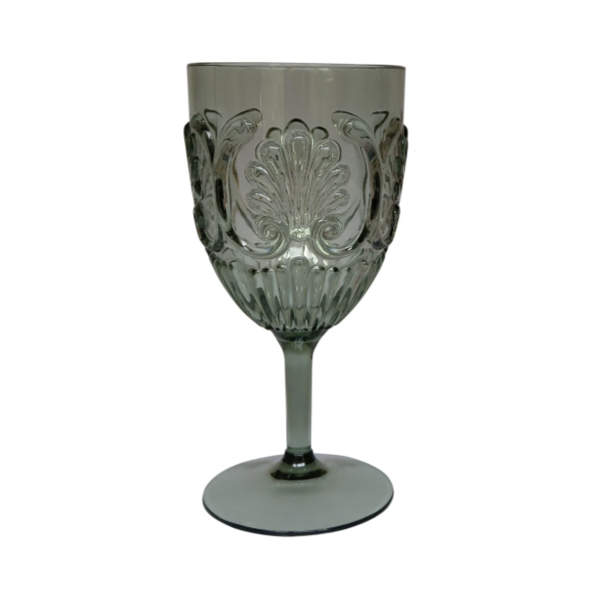 Sage Green Acrylic Wine Glass