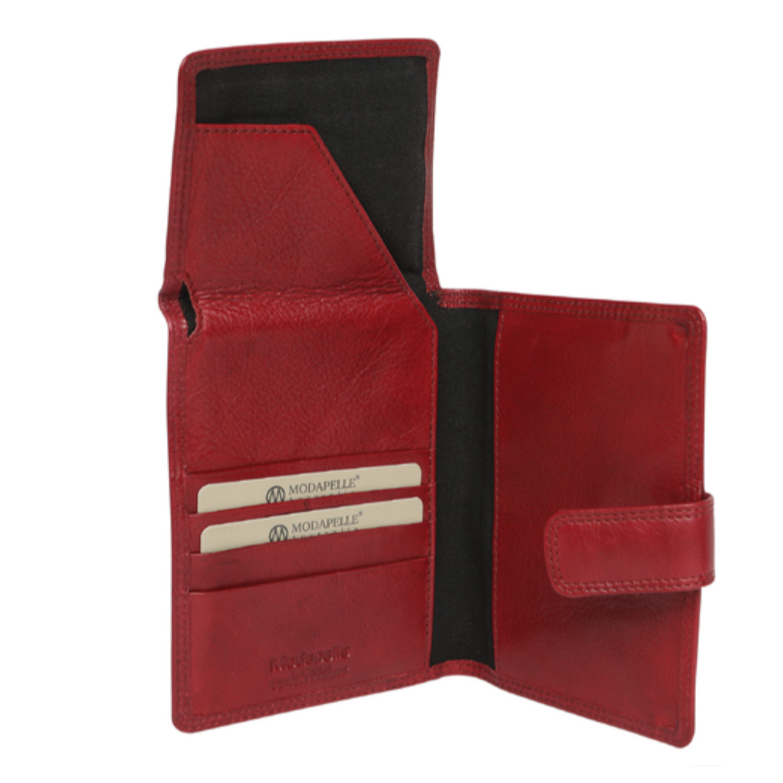 Modapelle Leather Passport Wallet