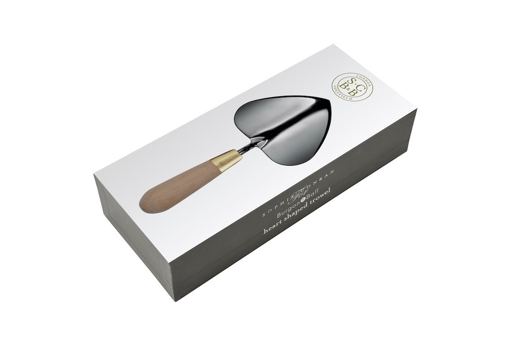 Burgon & Ball Sophie Conran stainless-steel Heart Shaped garden trowel - gift boxed