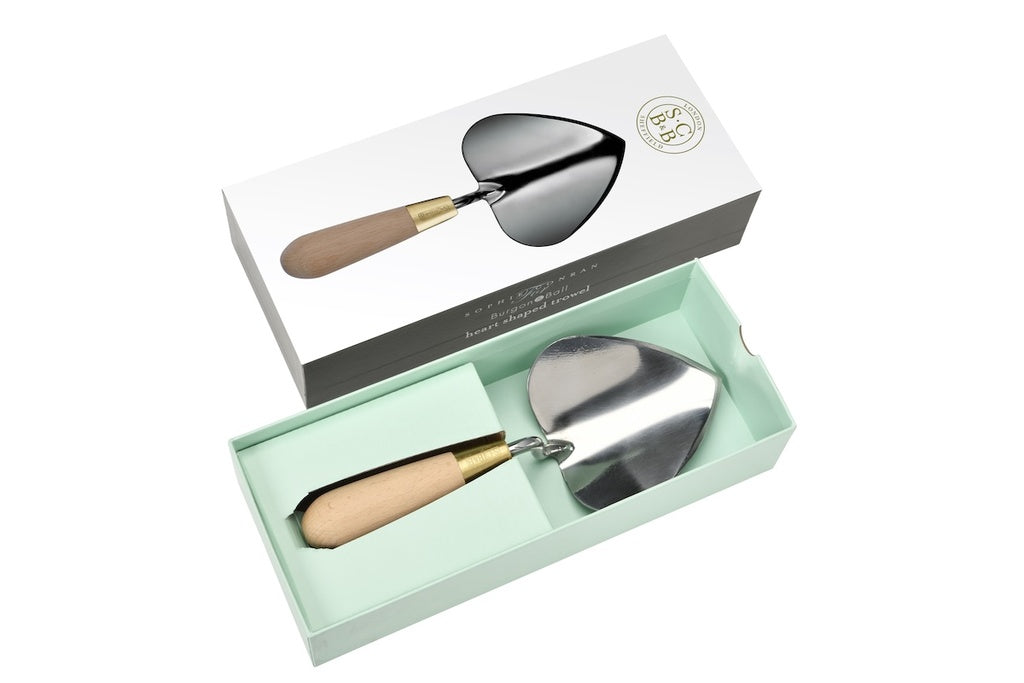 Burgon & Ball Sophie Conran stainless-steel Heart Shaped garden trowel - gift boxed