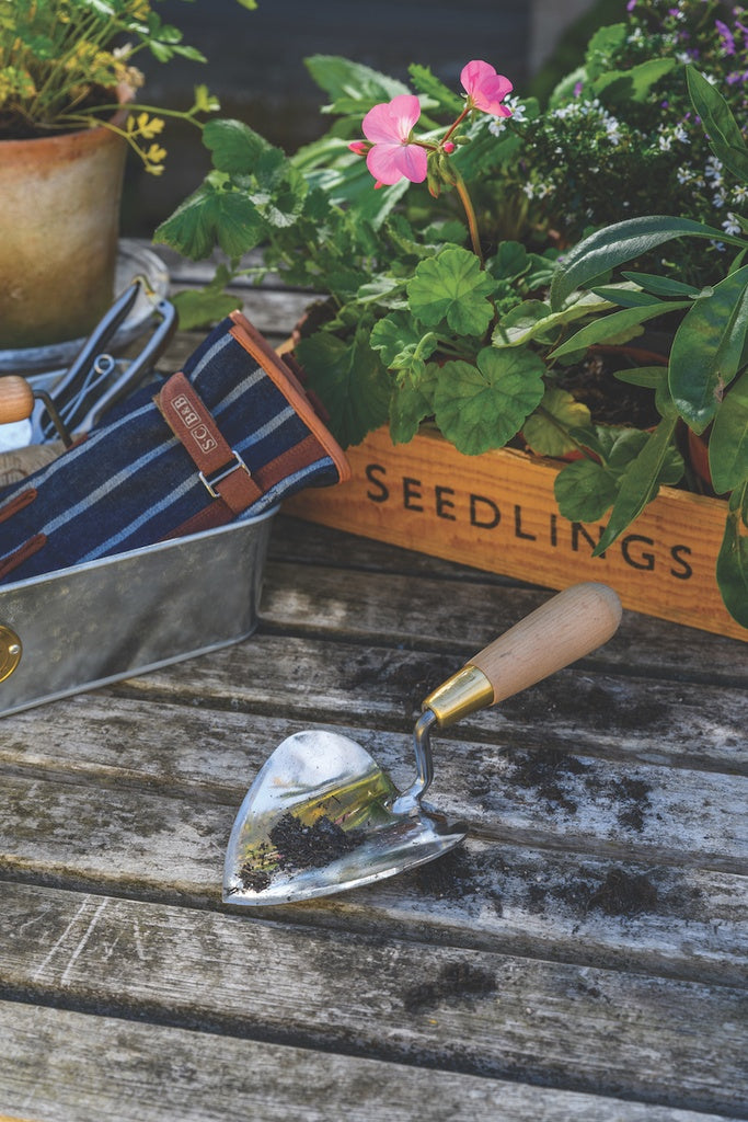 Burgon & Ball Sophie Conran stainless-steel Heart Shaped garden trowel - gift boxed