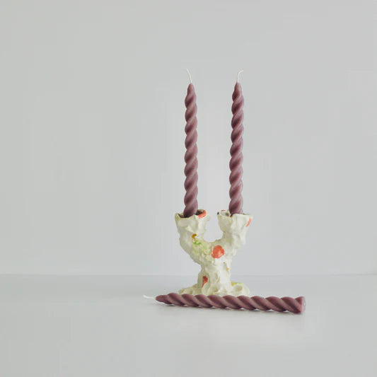 Spiral Taper Beeswax Candles by ANN Studio