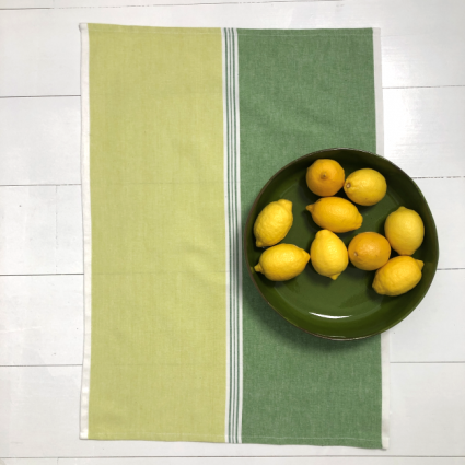 Cotton Tea Towels -Tropical Lime