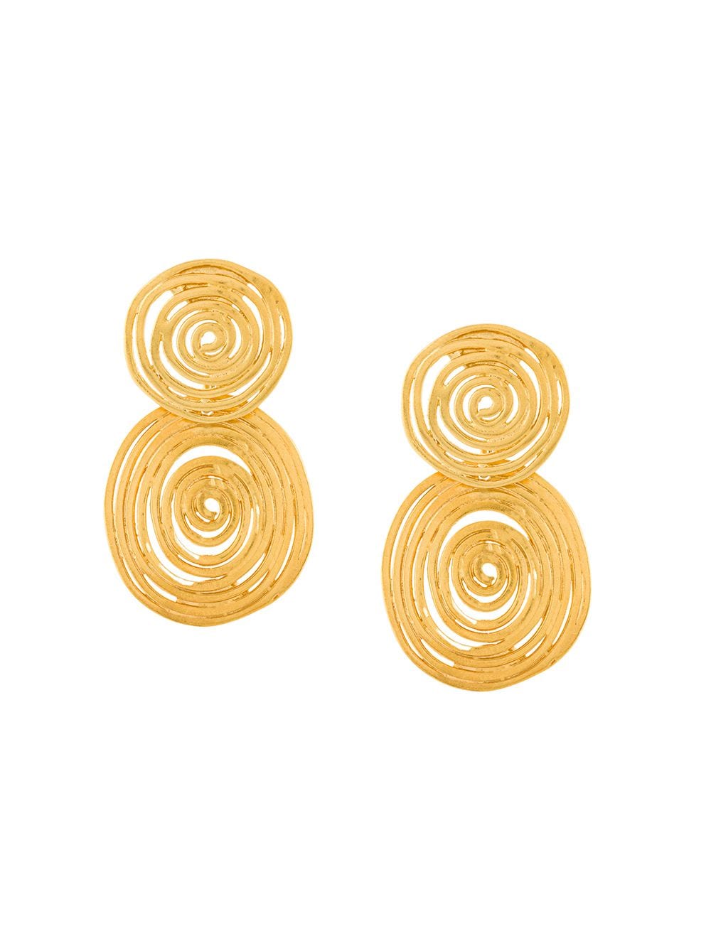 Gas Bijoux Wave Earrings - gold
