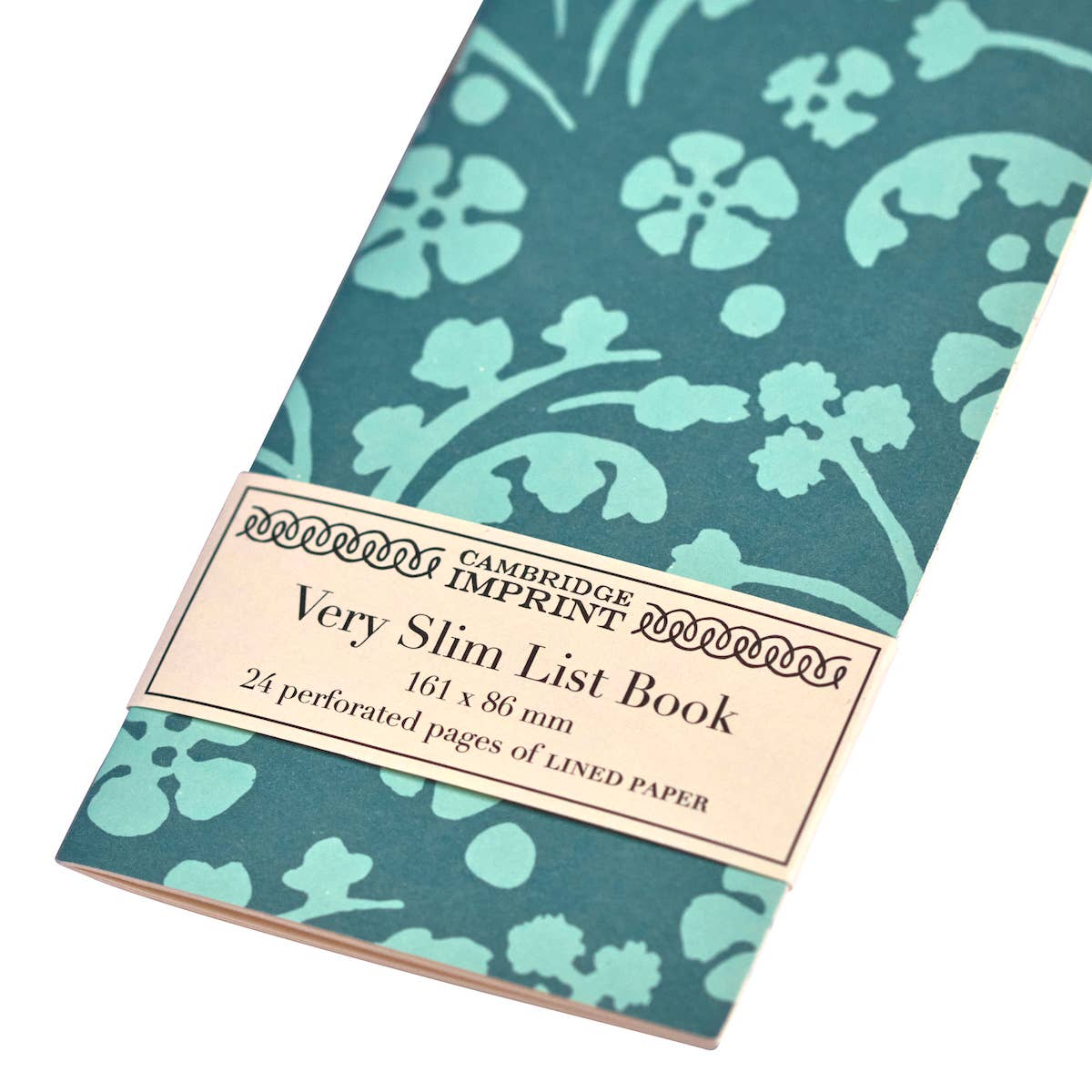Very Slim List Book Wild Flowers Blue