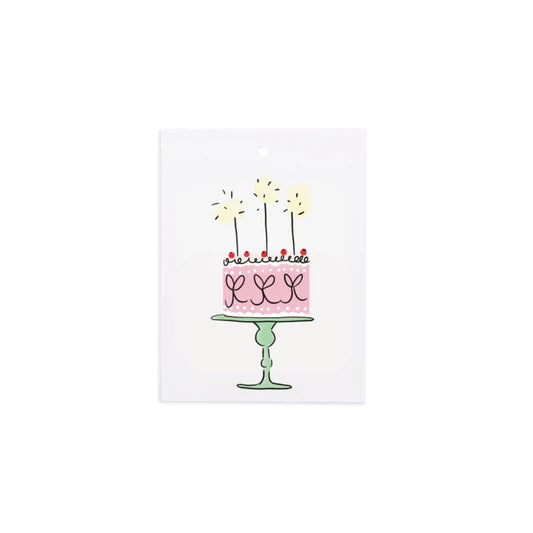Birthday Cake Gift Tag