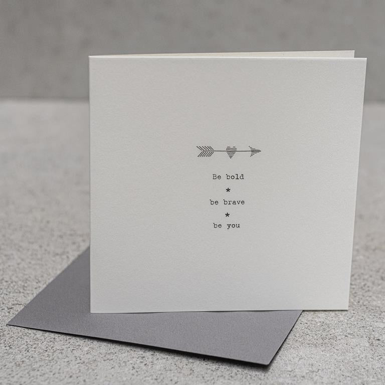 Square Greeting Card - 4 messages