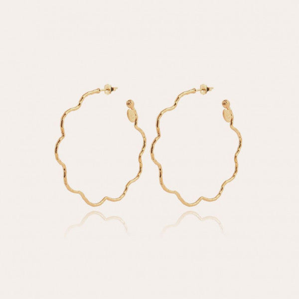 Gas Bijoux Florette Hoop Gold earrings
