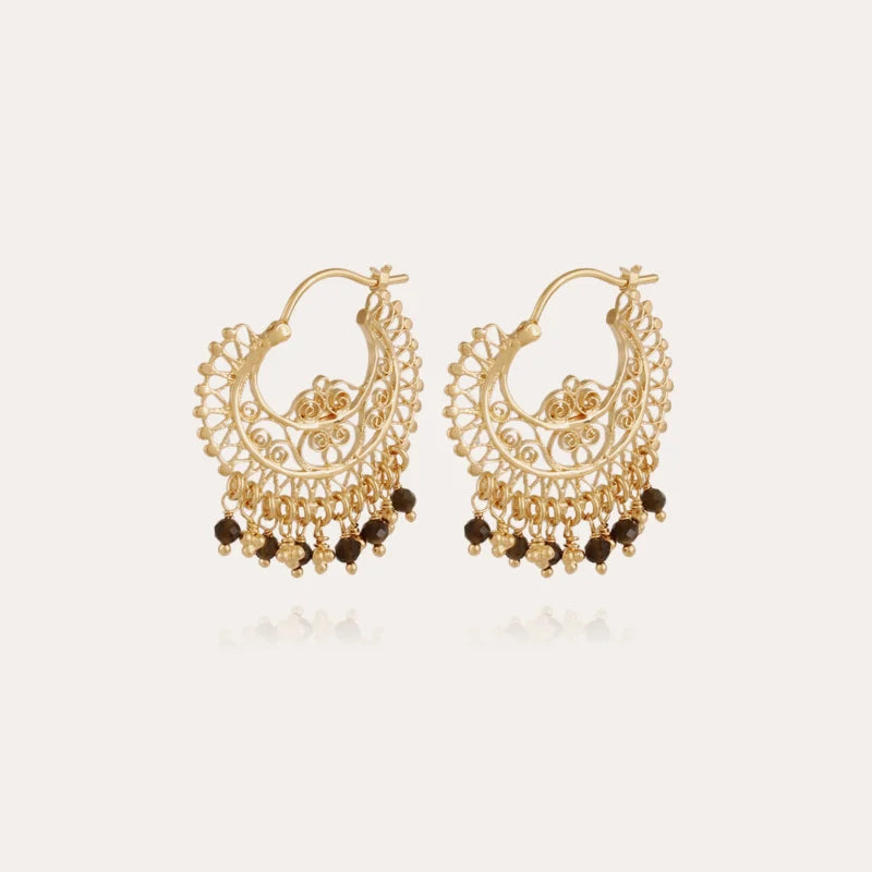 Gas Bijoux Yuca Cerole Hoop Earrings