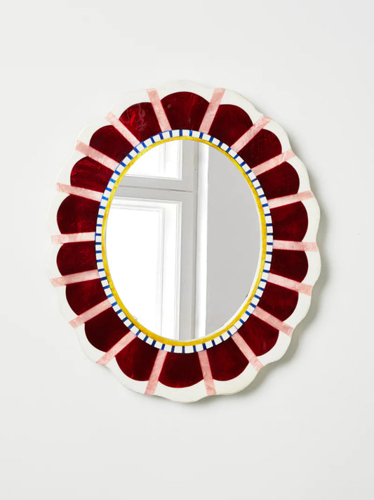 Jones & Co Bloom Nouveau Wall Art - Wine Mirror