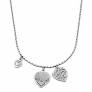 Gas Bijoux Love Mini Pendant Necklace - Silver