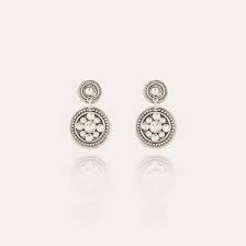 Gas Bijoux Sequin Silver Earrings