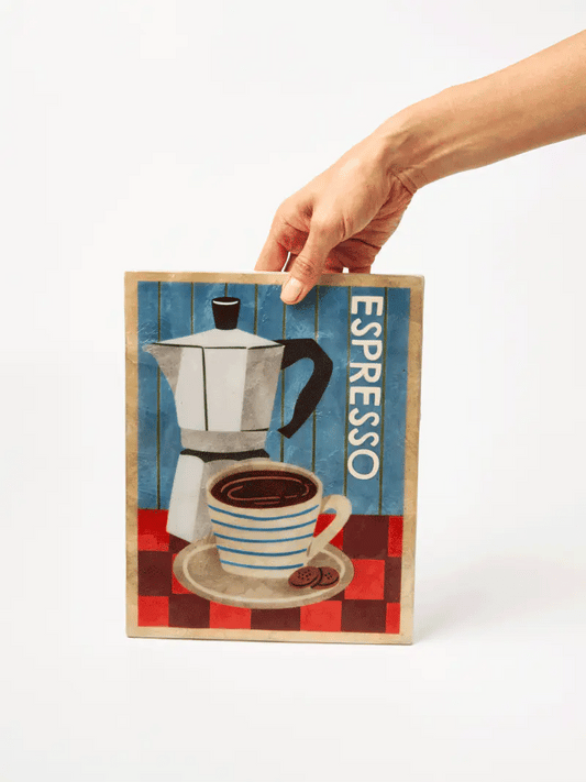Jones & Co Barista Wall Art - Espresso