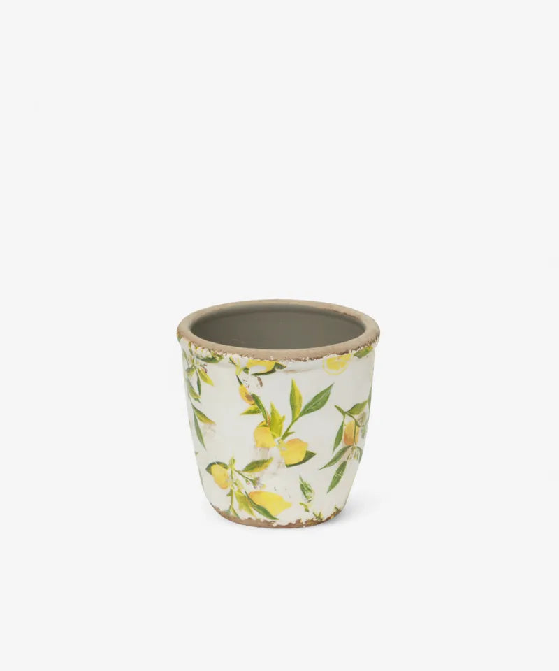 Botanical Lemon Pot - small