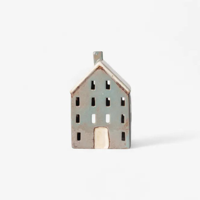 Alsace Tea Light Chalet - blue