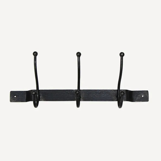 Wrought Iron 3 Hook Bar