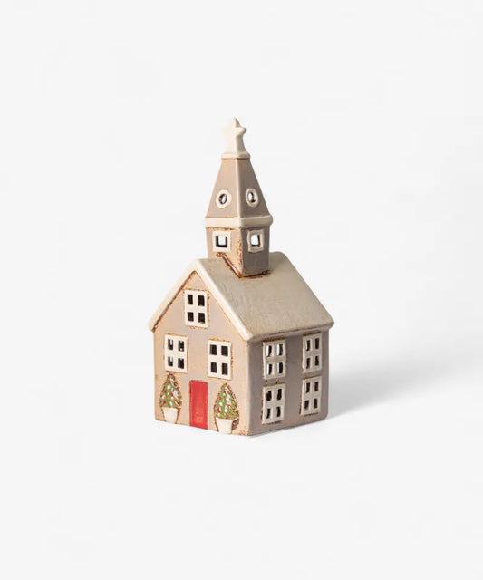 Alsace Tea Light Church - Christmas stone