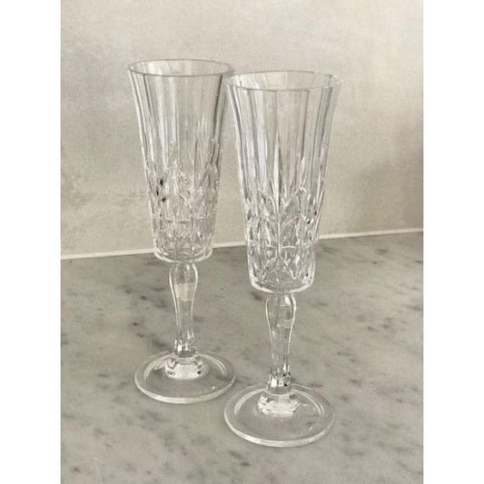 Clear Acrylic Champagne Flute Glass