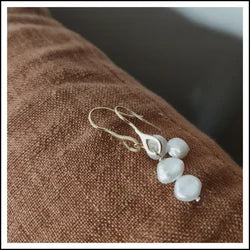 Paird Gemini Pearls Earrings