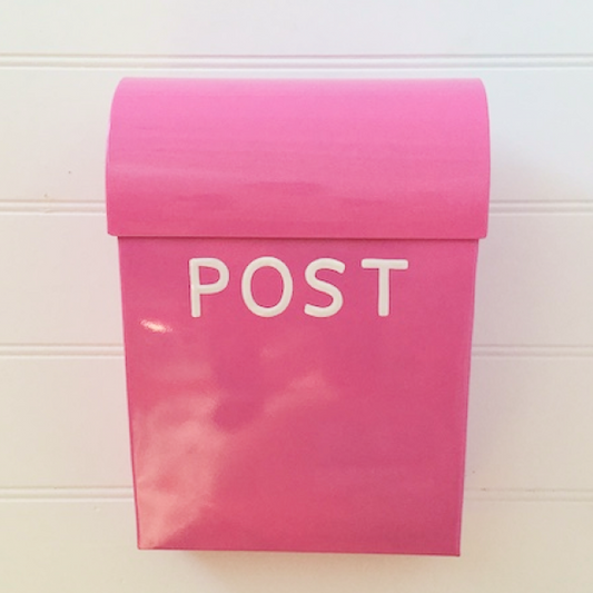 Lockable Post Box - Hot pink