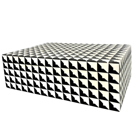 Black and White Decor Box (Medium)