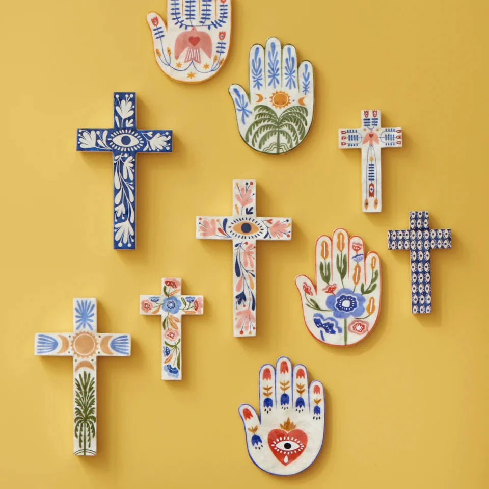 Jones & Co Tulum Large Cross - Multi Eye