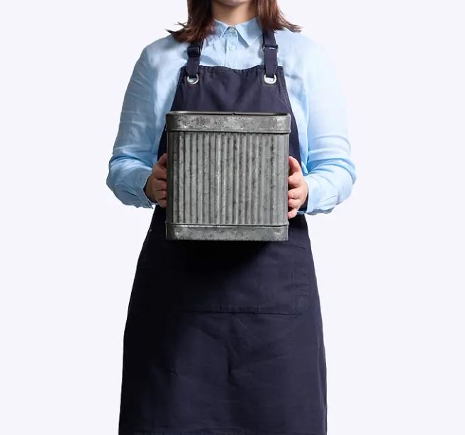 Lowe Square Tin Planter - 3 sizes