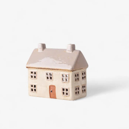 Alsace Tea Light Cottage - light grey