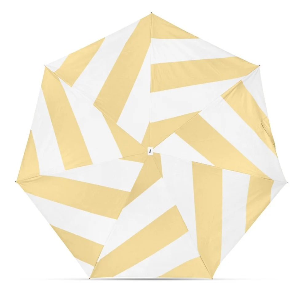 Anatole UV Protection Micro-Umbrella - Solaris (Linen Yellow Swirl) Sun & Rain