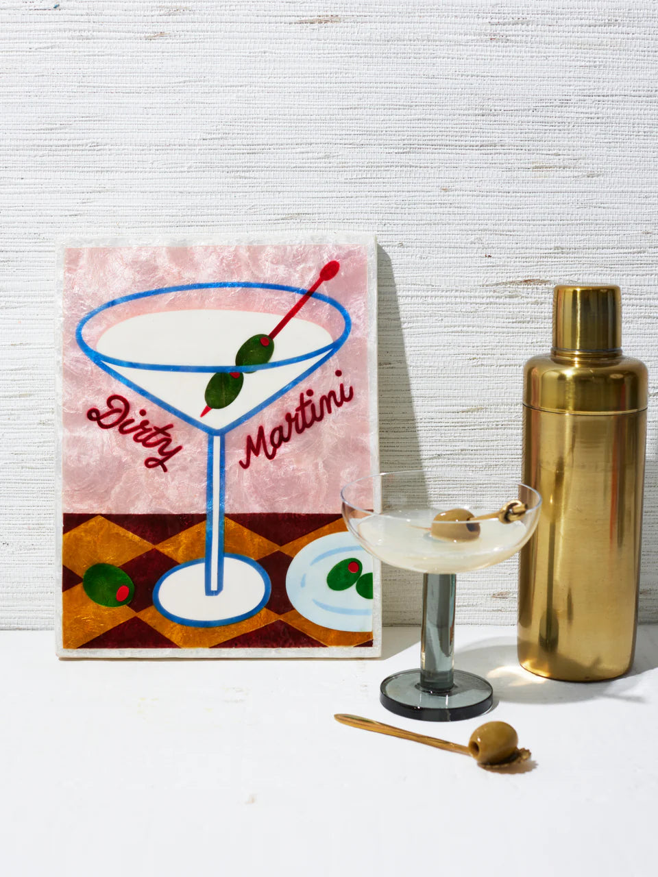 Jones & Co Happy Hour Martini Tile